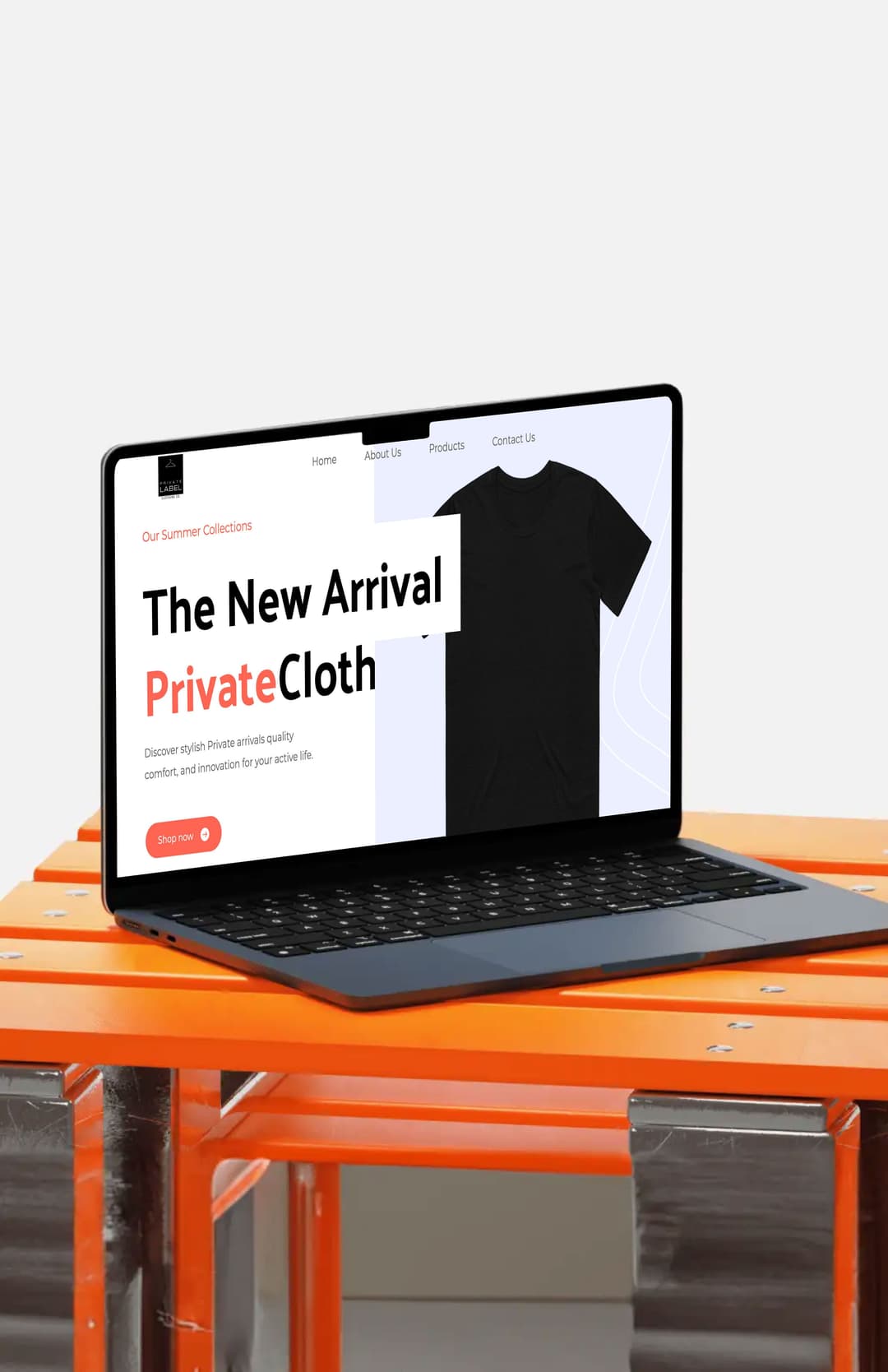 Site Web unique avec une belle présentation des produits